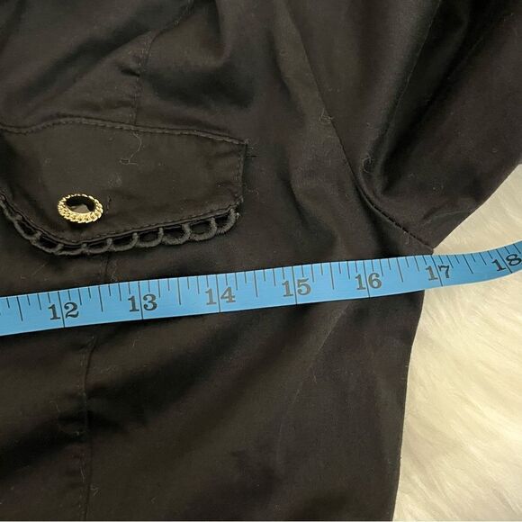 River Island Prairie/ Punk/ Rockabilly Black Cotton Dress 2 - Picture 9 of 16